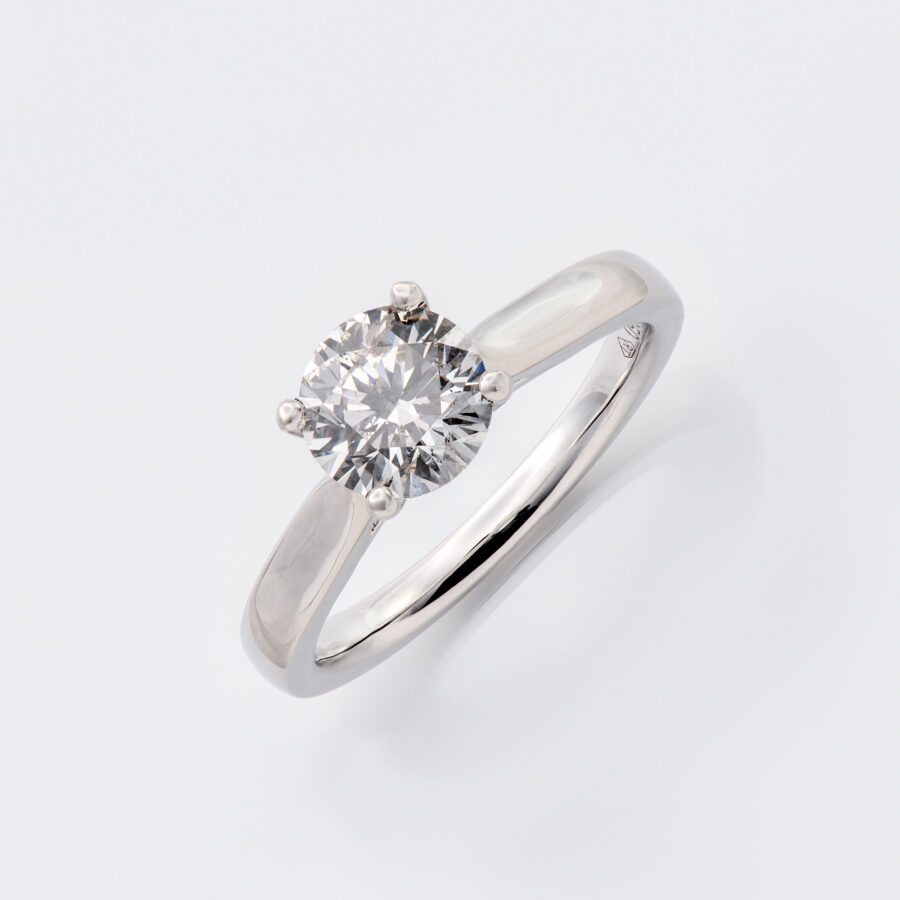 Round Cut Diamond Solitaire Ring ?cts - Rebecca's Jewellers